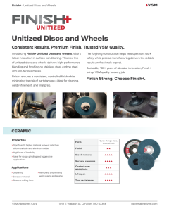 Finish Unitized Flyer